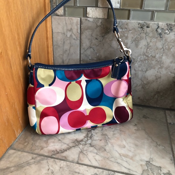 Coach Handbags - Small Coach multi color bag